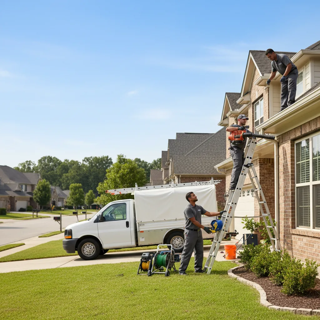 Professional Downspout Repair performed by licensed gutter contractors in Wayland, MO